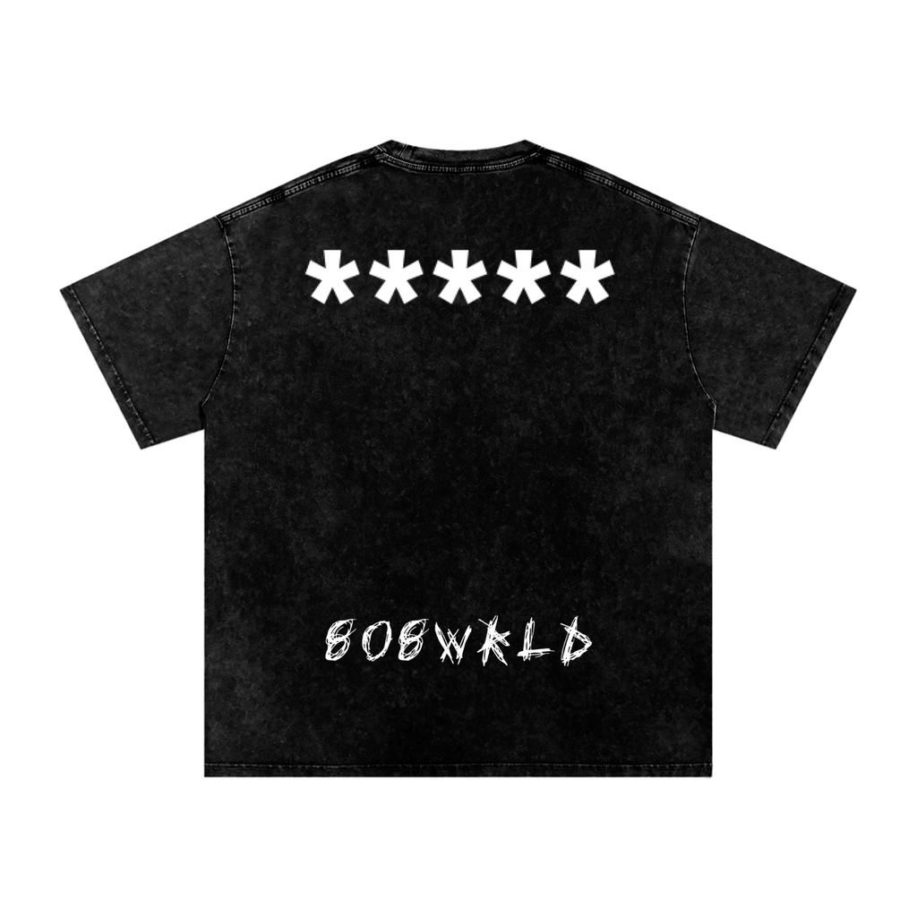 808 Washed Oversized Cotton T-Shirt