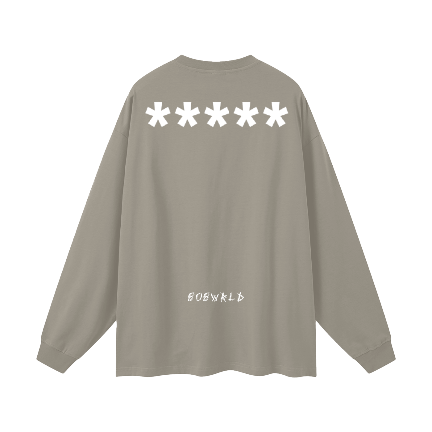 Oversized Long Sleeve 808 T-Shirt