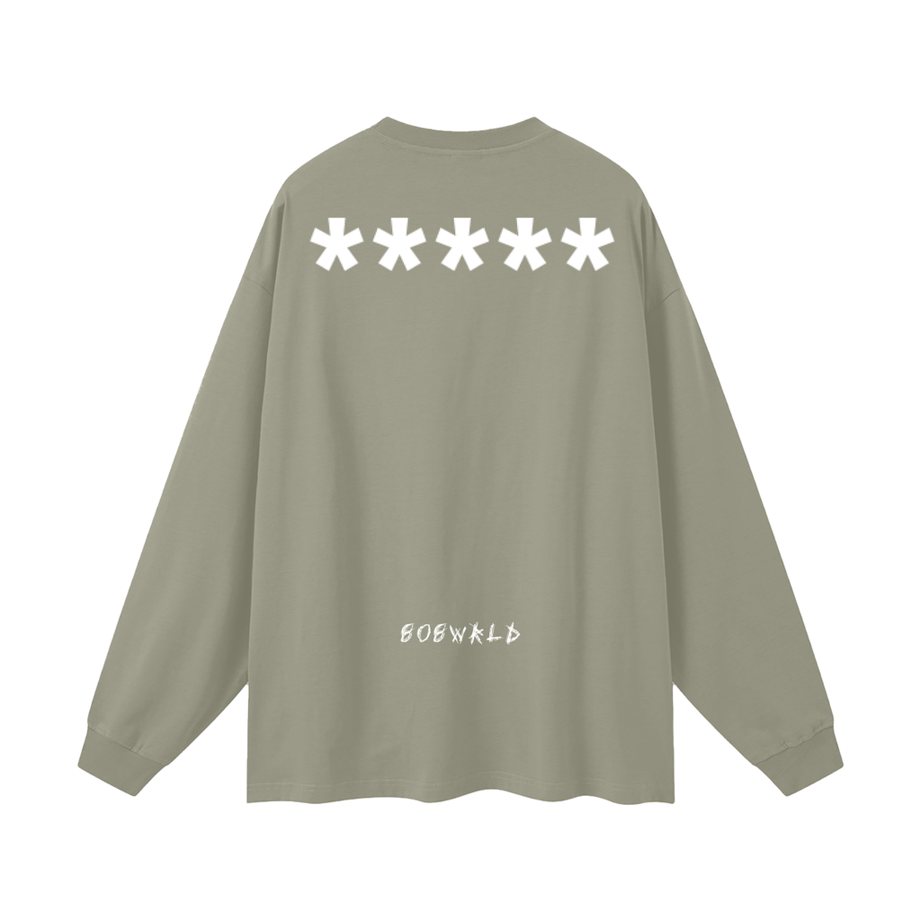 Oversized Long Sleeve 808 T-Shirt