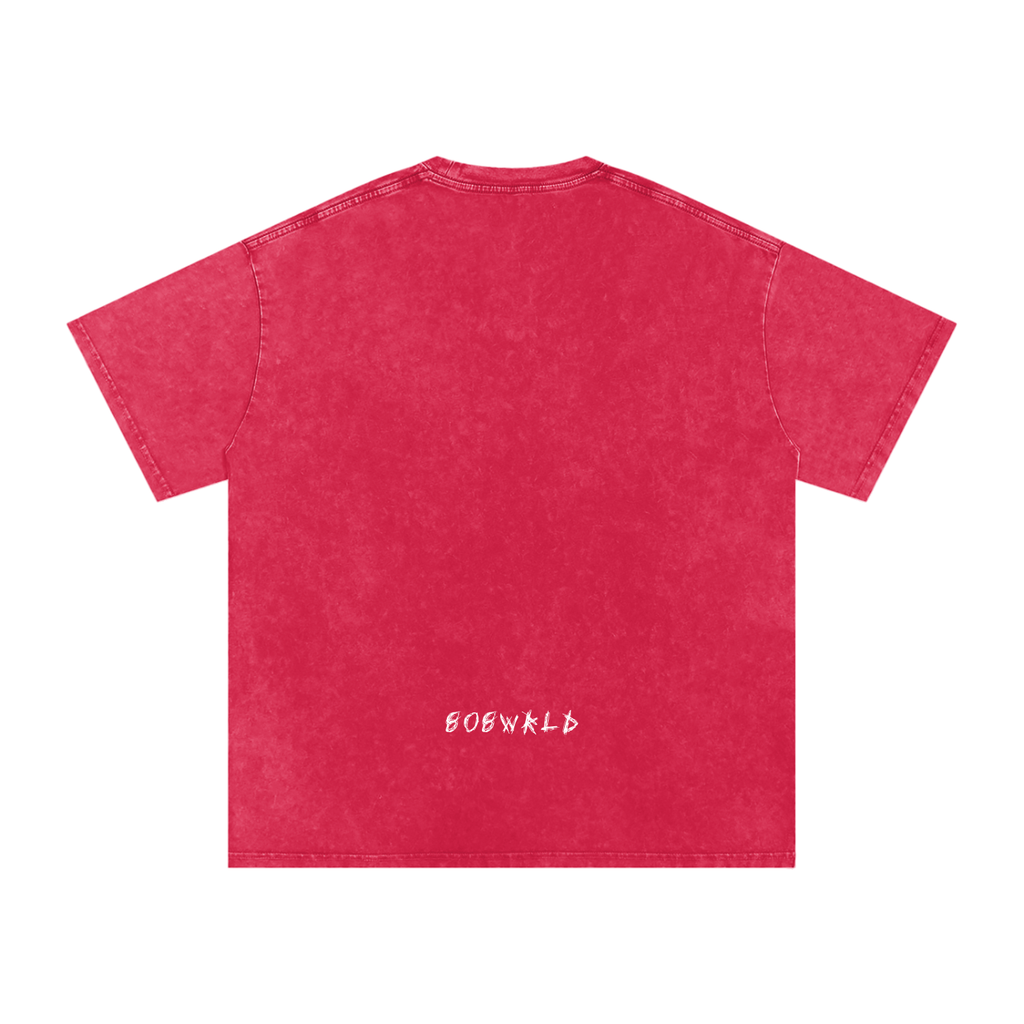 Oversized Washed XO Cotton T-Shirt