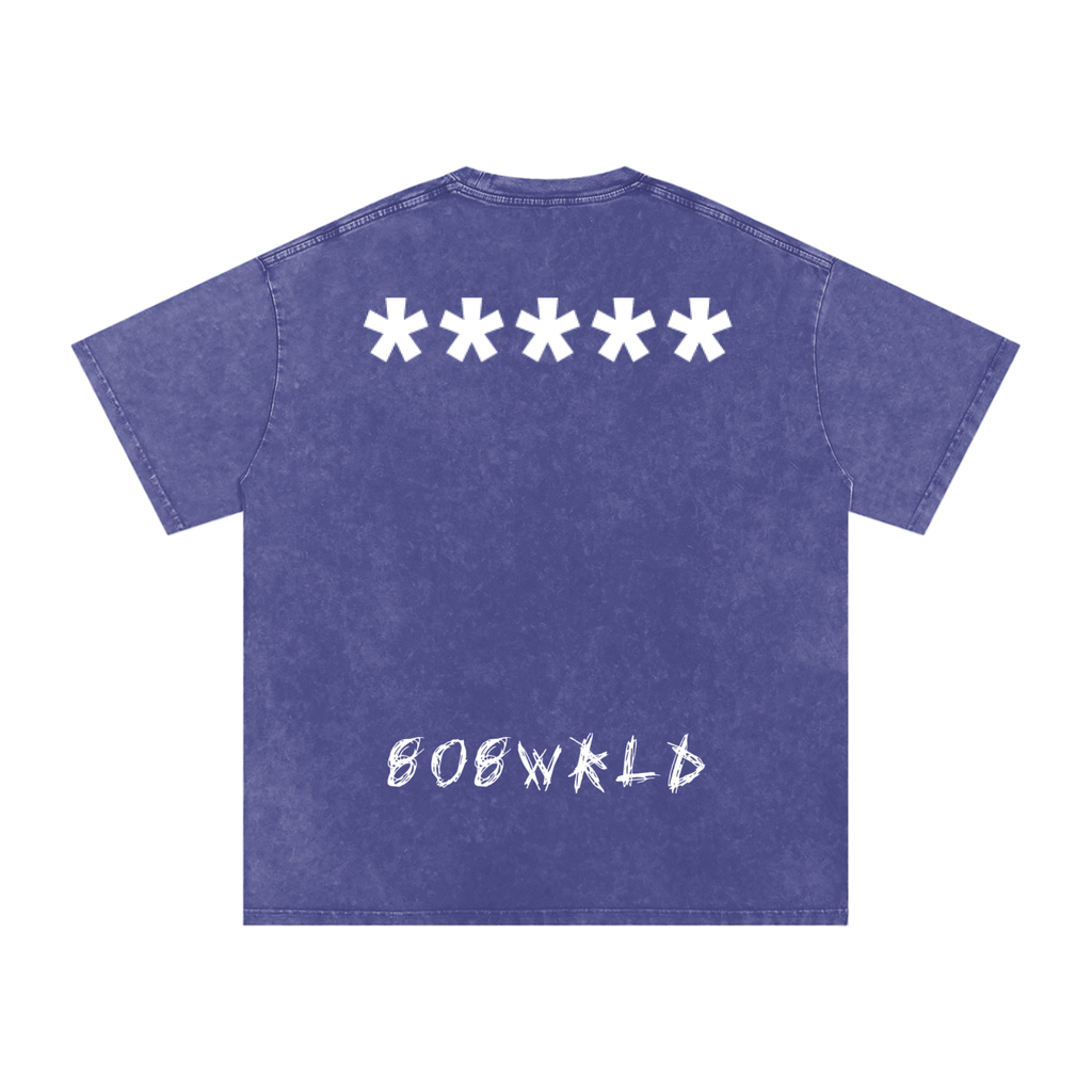 808 Washed Oversized Cotton T-Shirt