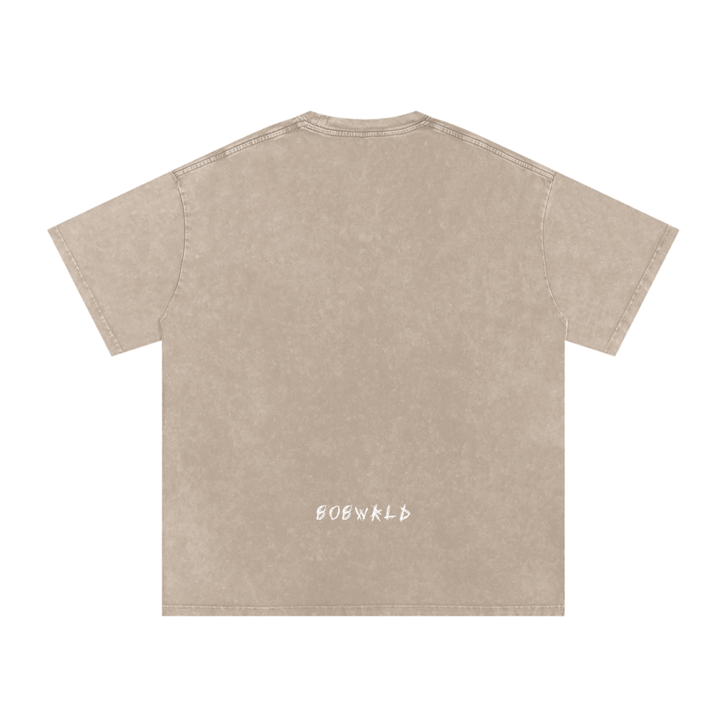 Oversized Washed XO Cotton T-Shirt