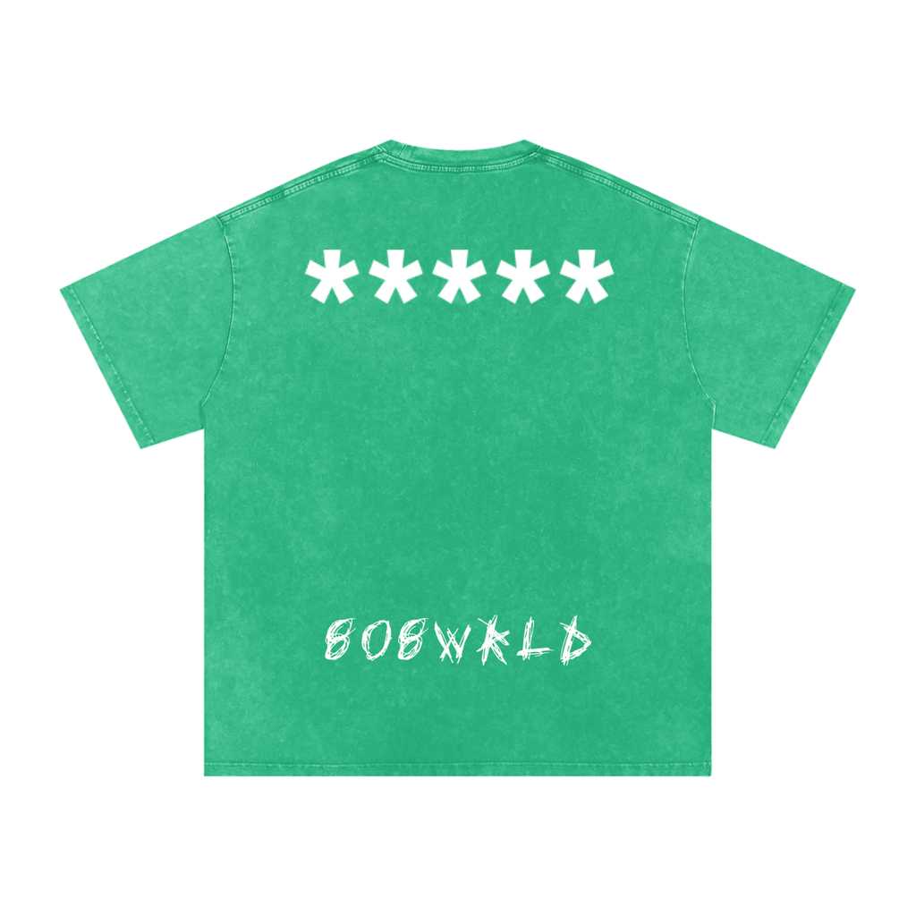 808 Washed Oversized Cotton T-Shirt