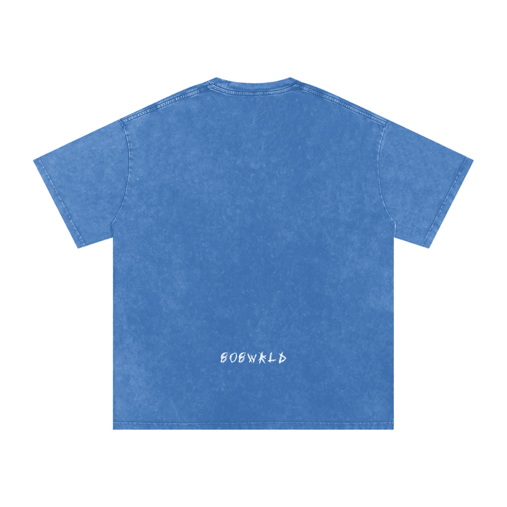 Oversized Washed XO Cotton T-Shirt